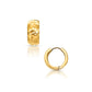 Brennan Hammered Huggie Hoop Earring - She Chester