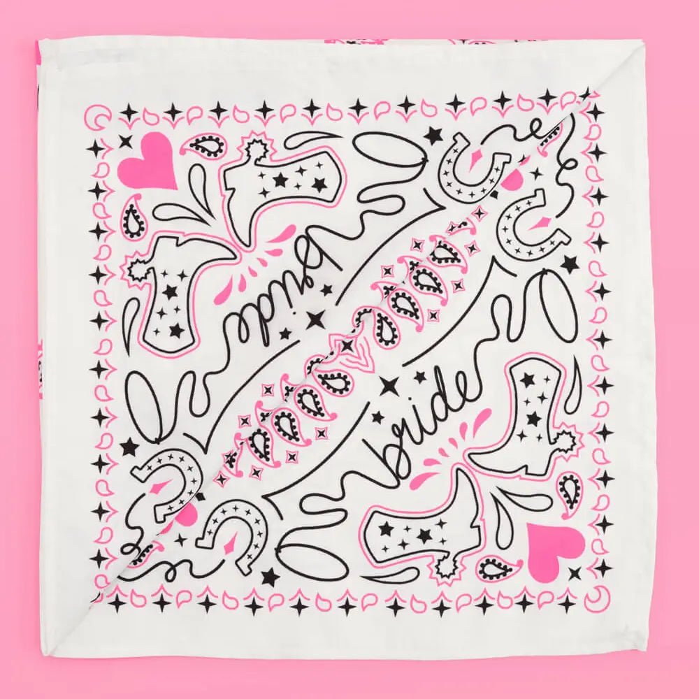Bridal Rodeo Scarf - Pink - She Chester