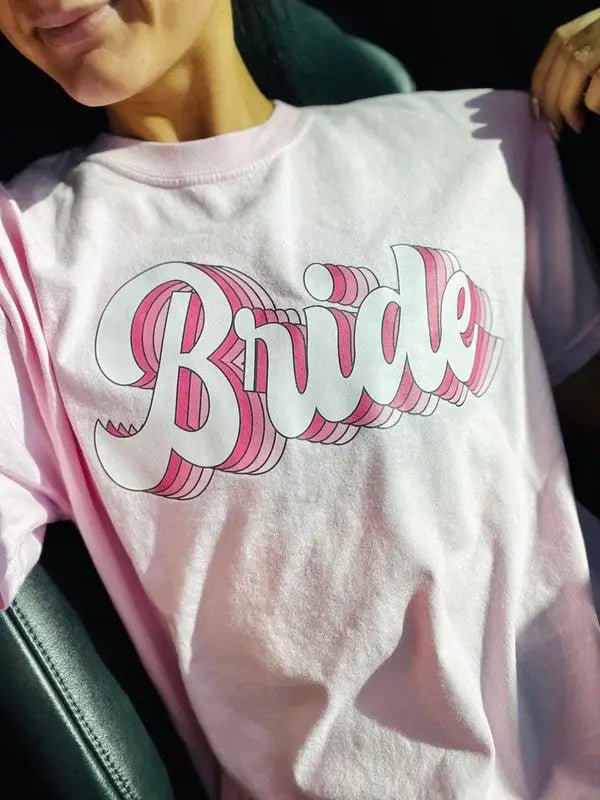 Bride Pink Retro Tee - She Chester
