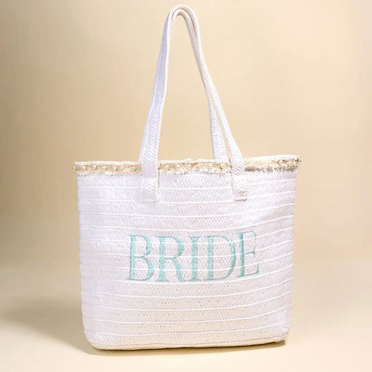 Bride Straw And Sun Tote - She Chester