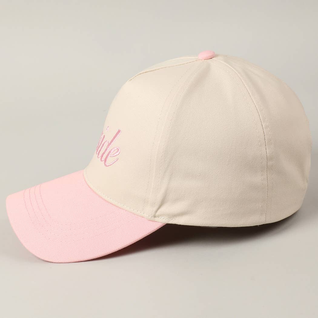 Bride Text Embroidery Two - Tone Trucker Hat - She Chester