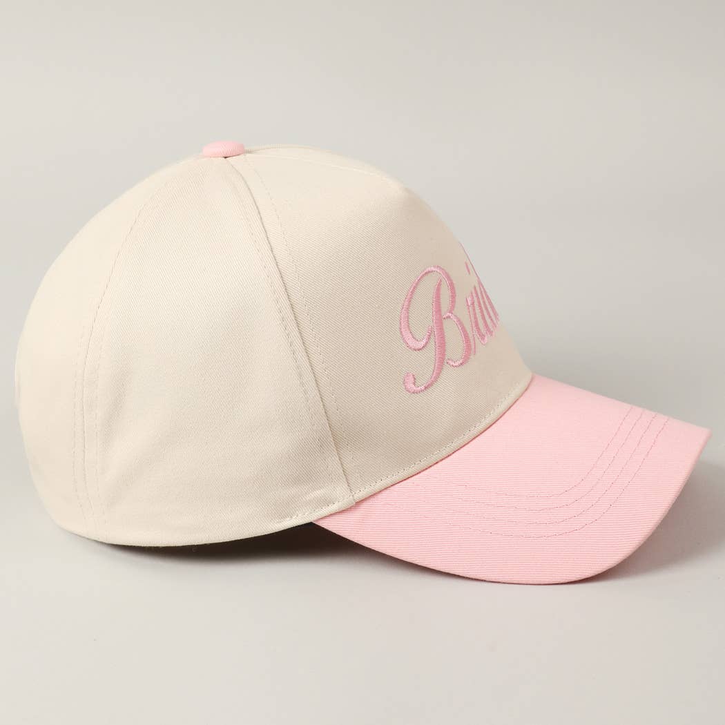 Bride Text Embroidery Two - Tone Trucker Hat - She Chester