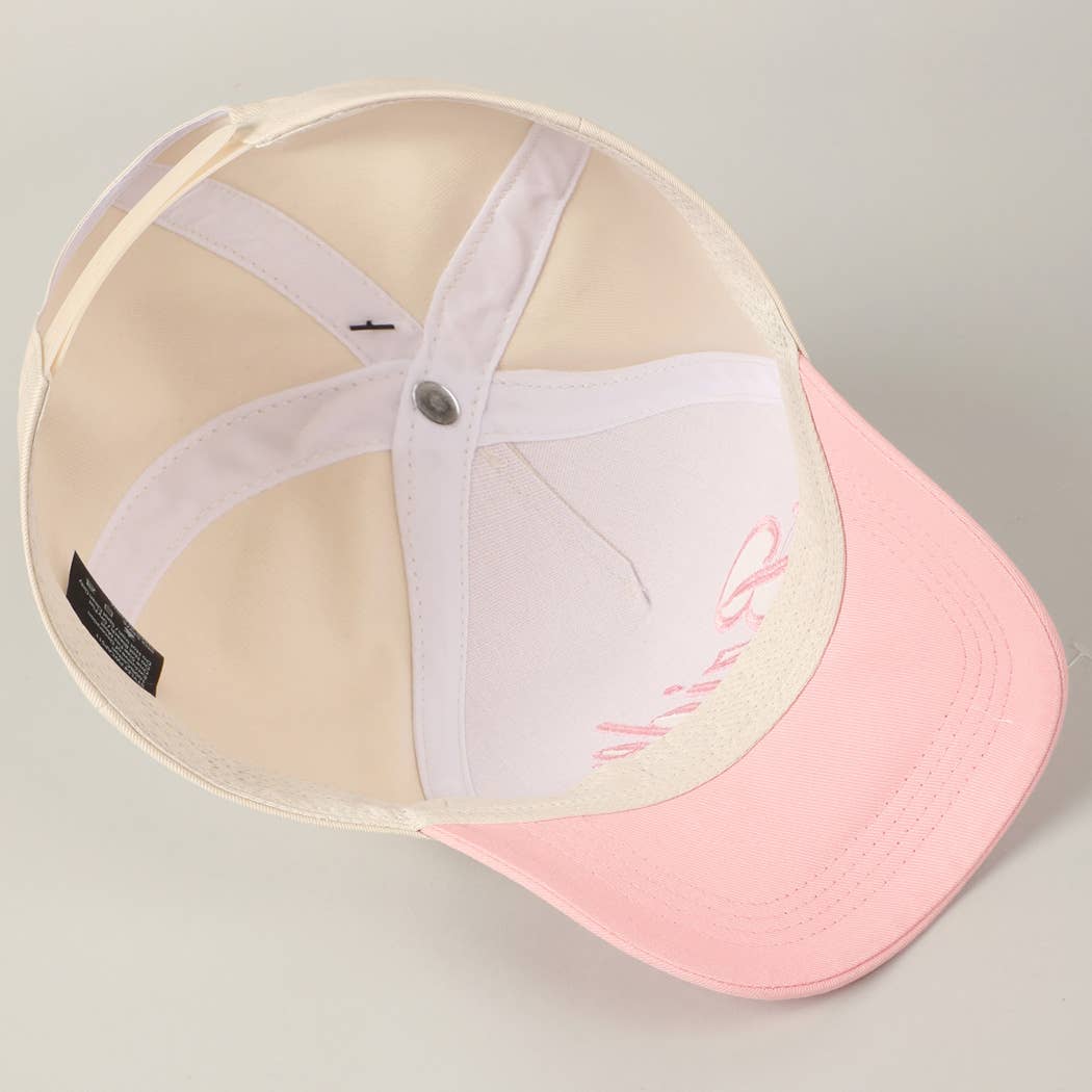 Bride Text Embroidery Two - Tone Trucker Hat - She Chester