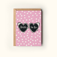 Bride To Be Heart Sunglasses Greeting Card - She Chester