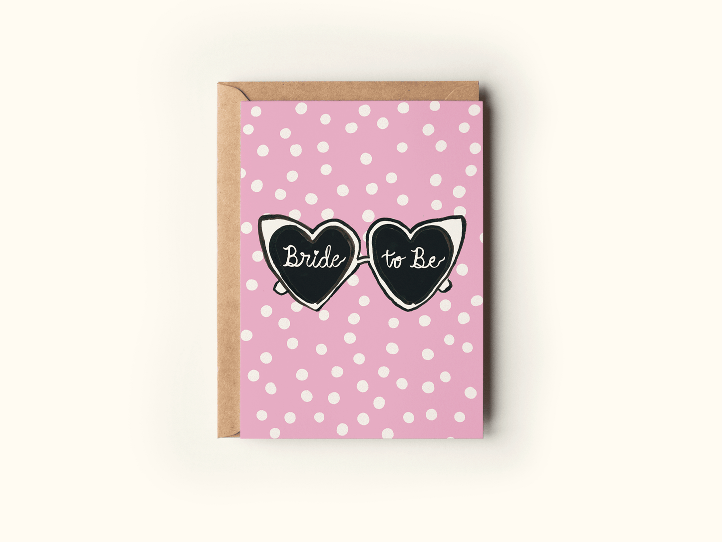 Bride To Be Heart Sunglasses Greeting Card - She Chester