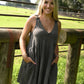 Brie Buckle Babydoll Dress - She Chester