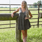 Brie Buckle Babydoll Dress - She Chester