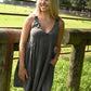 Brie Buckle Babydoll Dress - She Chester
