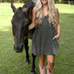 Brie Buckle Babydoll Dress - She Chester