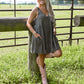 Brie Buckle Babydoll Dress - She Chester