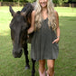 Brie Buckle Babydoll Dress - She Chester