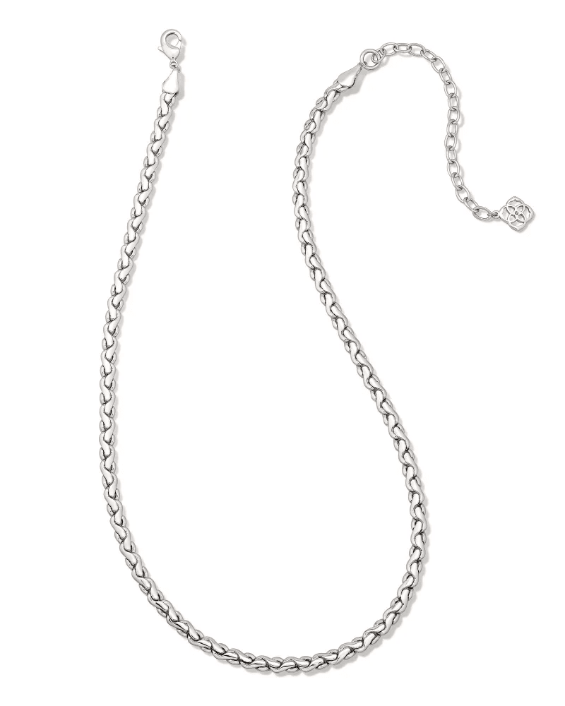 Brielle Chain Necklace Rhod - She Chester
