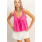 Britney Hot Pink Tank - She Chester