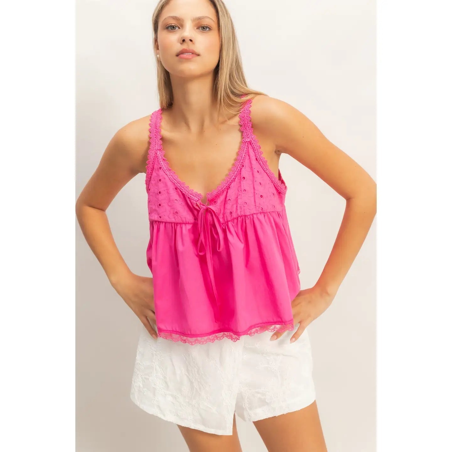 Britney Hot Pink Tank - She Chester