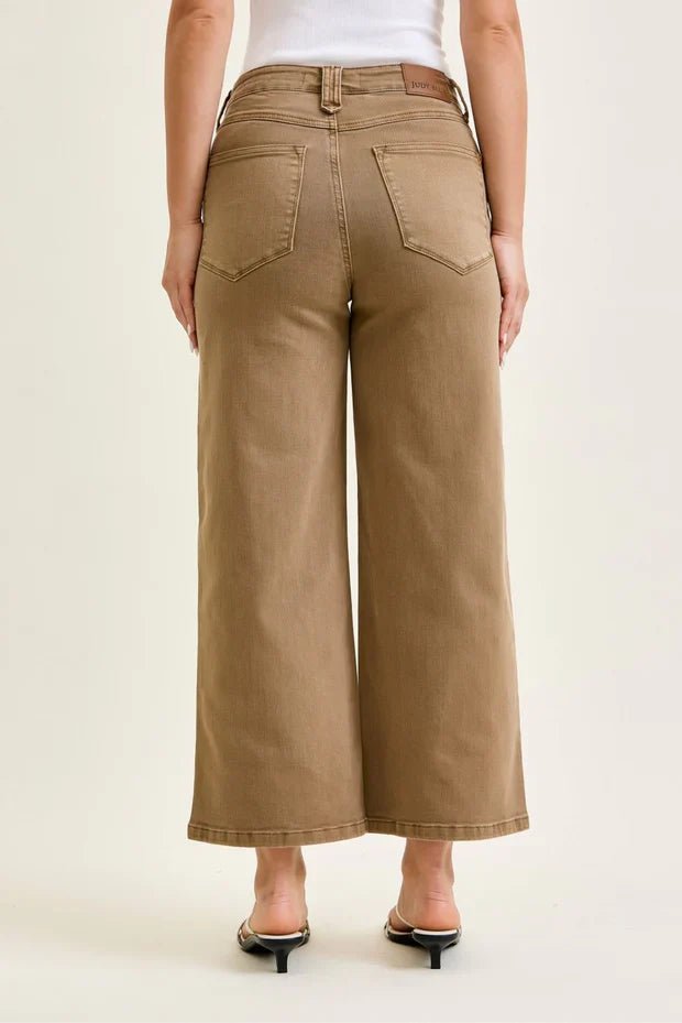 Brown HW Ankle Wide Leg 881095 - She Chester