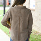 Brown Ribbed Long Sleeve - She Chester