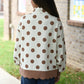 Brown & White Polka Dot Scallop Pull - She Chester