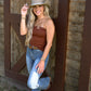 Buckle Brick Tube Top - She Chester