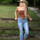 Buckle Brick Tube Top - She Chester