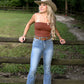 Buckle Brick Tube Top - She Chester