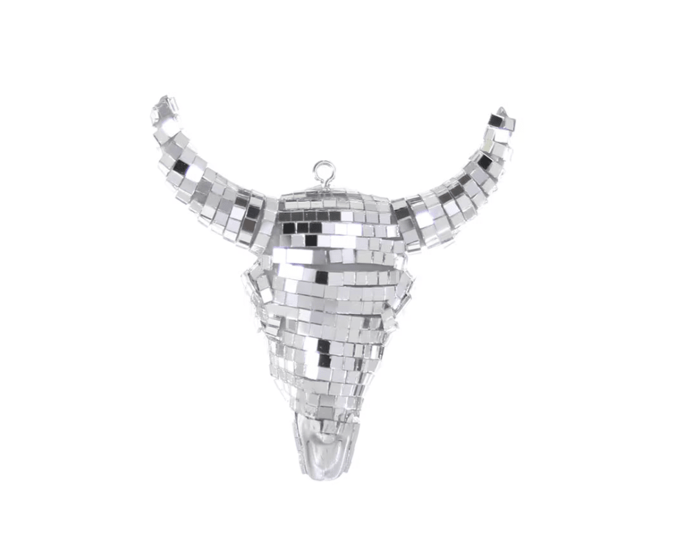Buffalo Disco Skull Ornament - She Chester