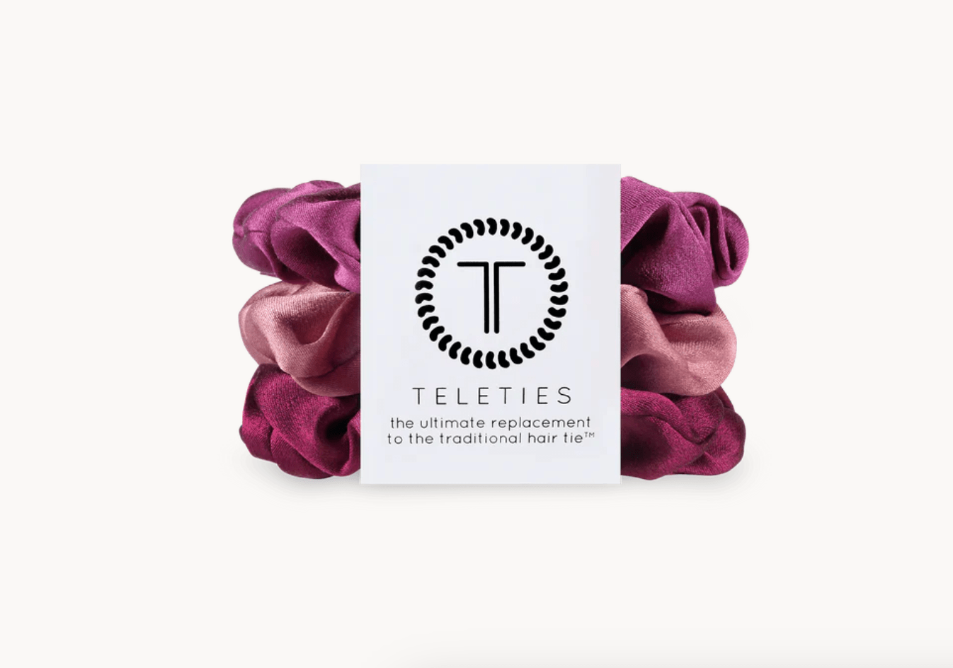 Burgundy Bliss Large Silk Hair Scrunchies - She Chester