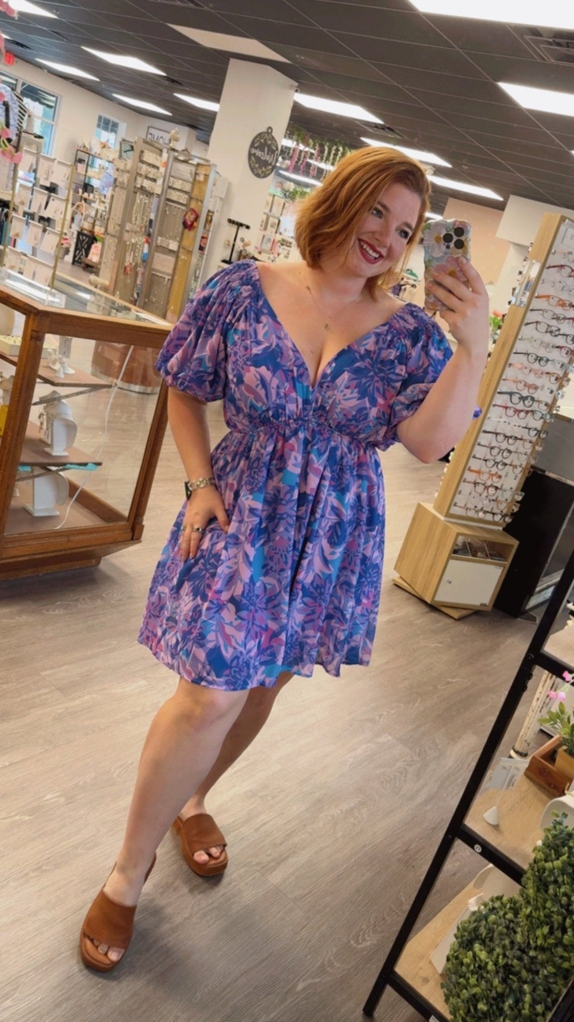 Butterfly Fly Mini Dress - She Chester