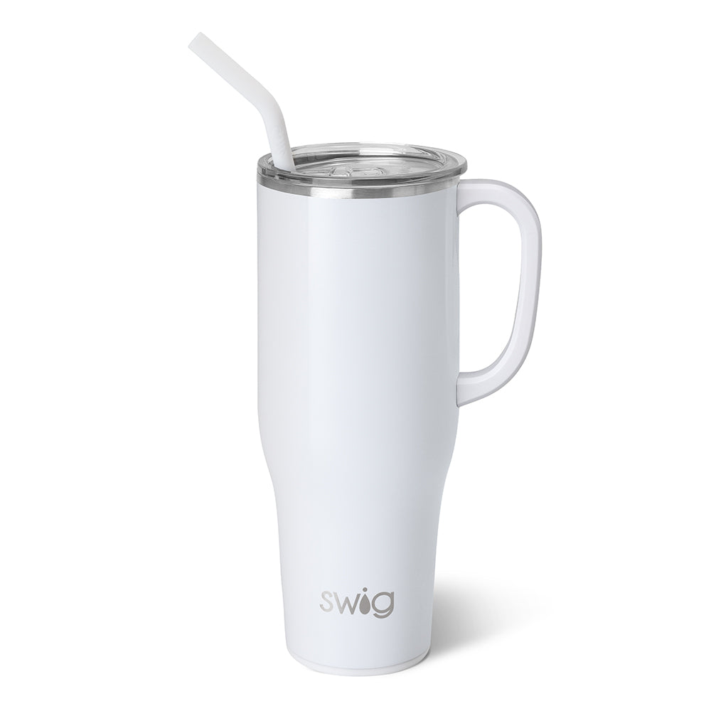 Diamond White Mega Mug 40oz