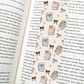 Monochrome Coquette Bookmark | Soft Matte Laminated 