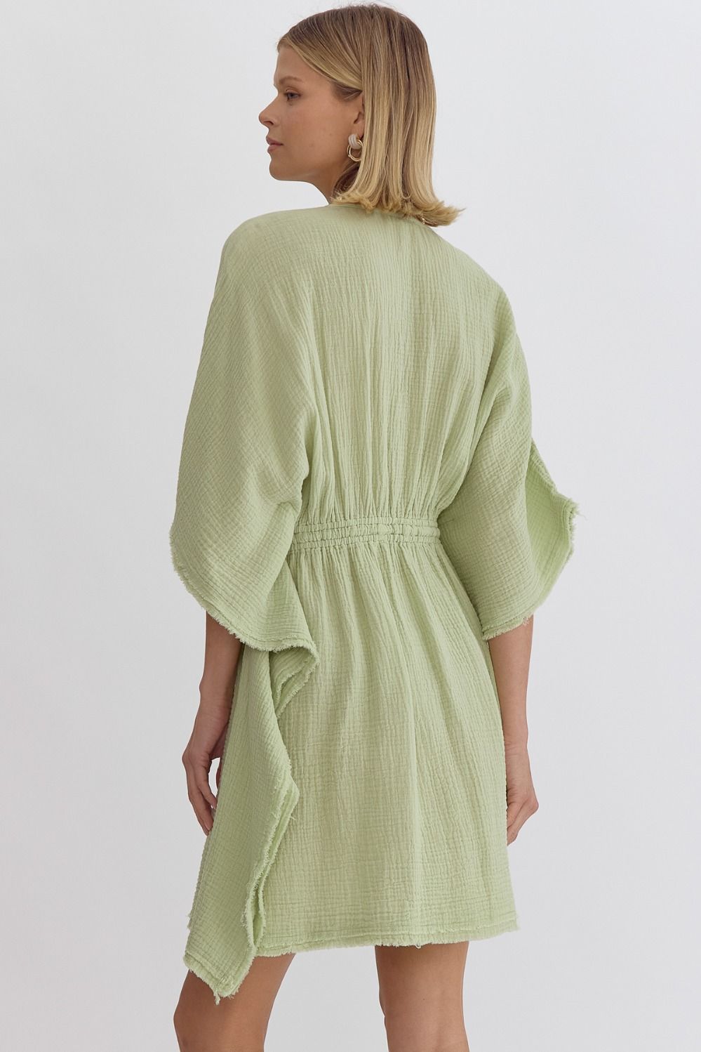 Cabana Celery Caftan - She Chester