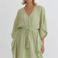 Cabana Celery Caftan - She Chester