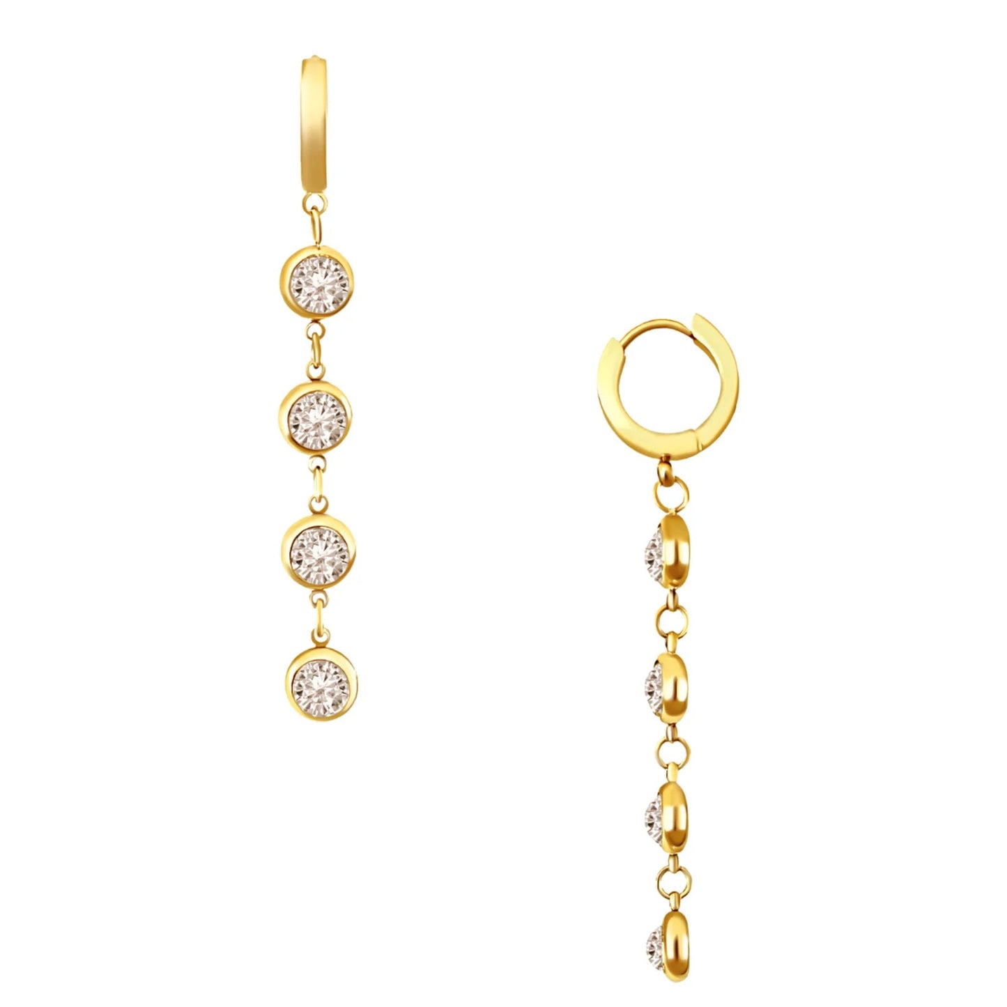 Cadence Huggie Drop Earring - She Chester
