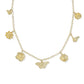 CAILEY CHARM NECKLACE GOLD METAL - She Chester