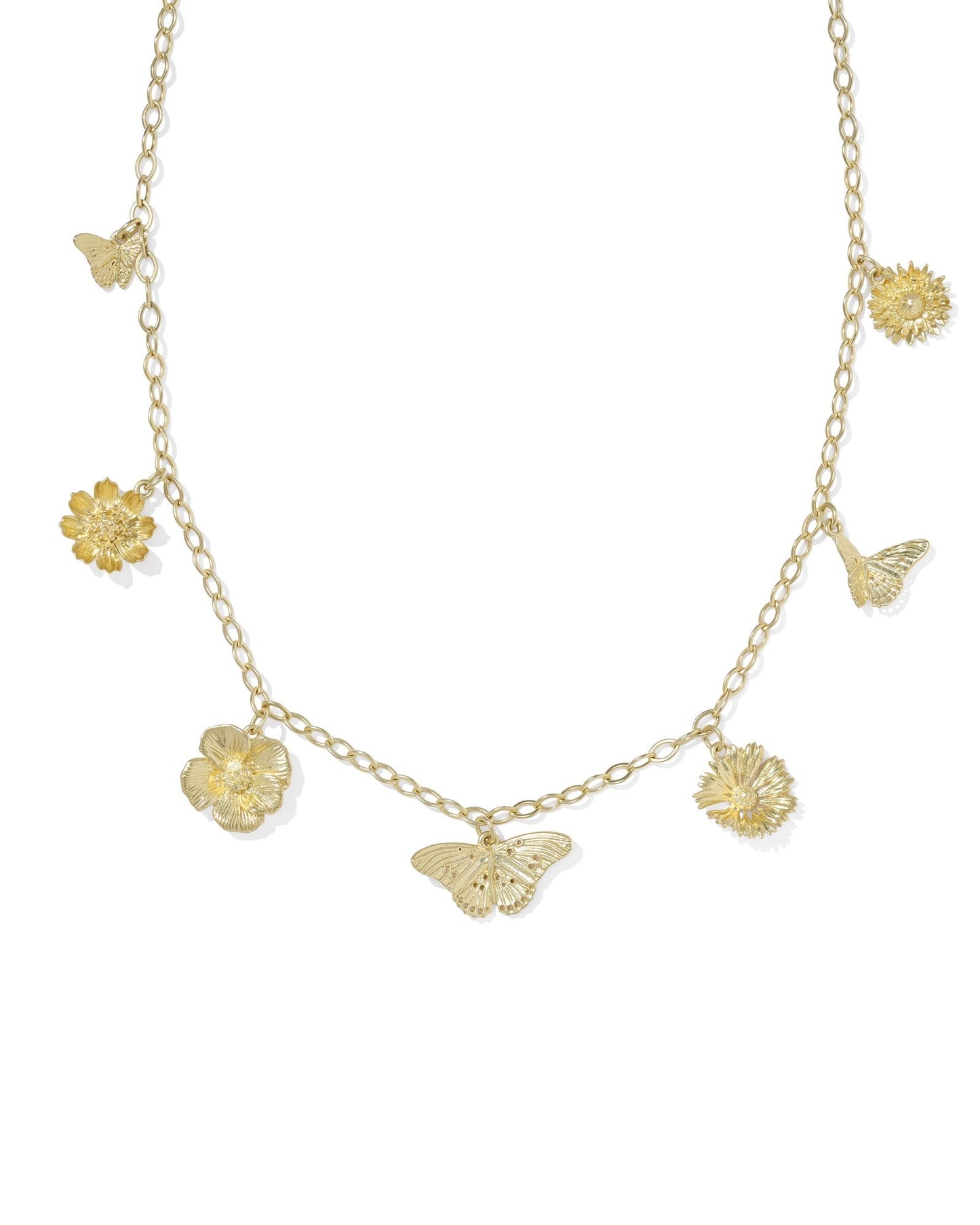 CAILEY CHARM NECKLACE GOLD METAL - She Chester