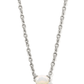 Cailin Pendant Necklace Rhodium Champagne Opal Crystal - She Chester