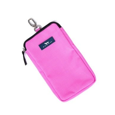 CALL ME MAYBE PHONE POUCH RED VIOLET WOVEN - She Chester