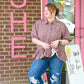Calla Red Bean Stripe Top - She Chester