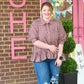 Calla Red Bean Stripe Top - She Chester