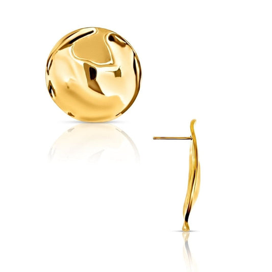 Callan Irregular Disc Earring - She Chester