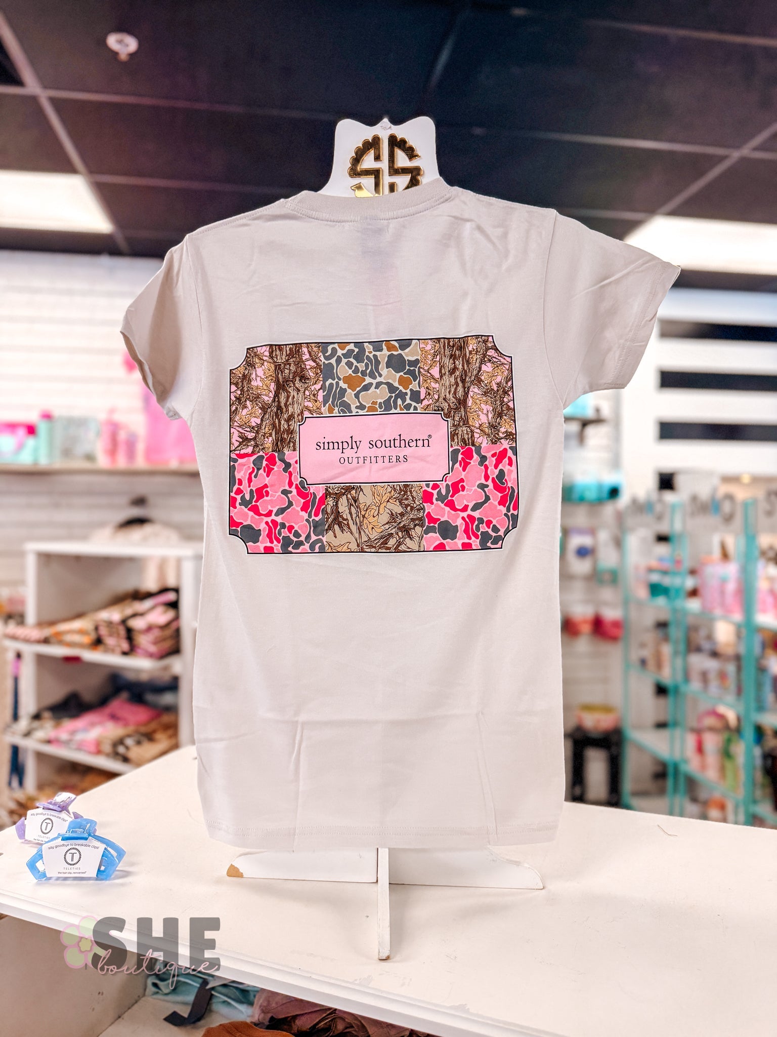 Camo Logo SS Tee - She Chester