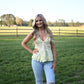 Cannon Butter Lace Trim Tank - She Chester