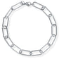 Carla Paper Clip Chain Silver Bracelet - 224 - She Chester