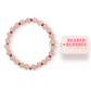 Caroline Bracelet in Light Pink, Green, and Brown: Standard 6.75 inch - She Chester
