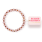 Caroline Bracelet in Pink and Brown: Standard 6.75 inch - She Chester