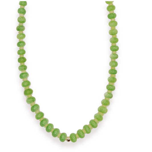 Caroline Necklace in Green: 18 Inch/ Clasp - She Chester
