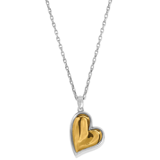 Cascade Heart Reversible Necklace - She Chester