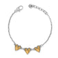 Cascade Heart Trio Bracelet JF0323 - She Chester