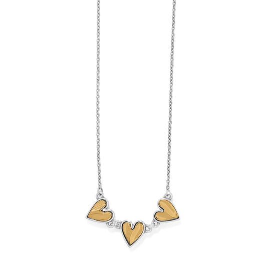Cascade Heart Trio Necklace JM7736