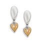 Cascade Heart Unity Post Drop Earrings JA0150 - She Chester