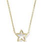 Cassidy Short Pendant Necklace Gold Ivory MOP Illusion - She Chester